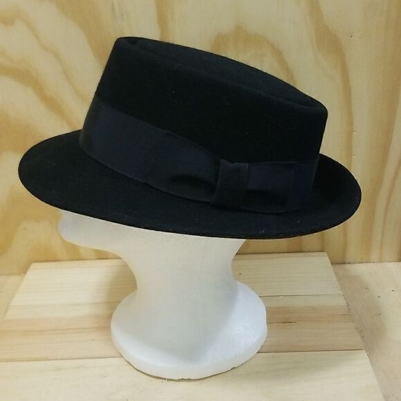 Vintage Classic Mens 100% Wool hat Mens sz Small/Med - Picture 2 of 6